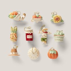 Lenox Everyday Flatware Autumn Favorites 10-Piece Mini Ornament Set