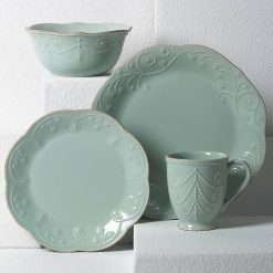 Alternative view of Lenox Everyday Flatware French Perle Ice Blue 4-Piece Place Setting