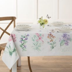Lenox Everyday Flatware Butterfly Meadow Garden 60x102 Tablecloth