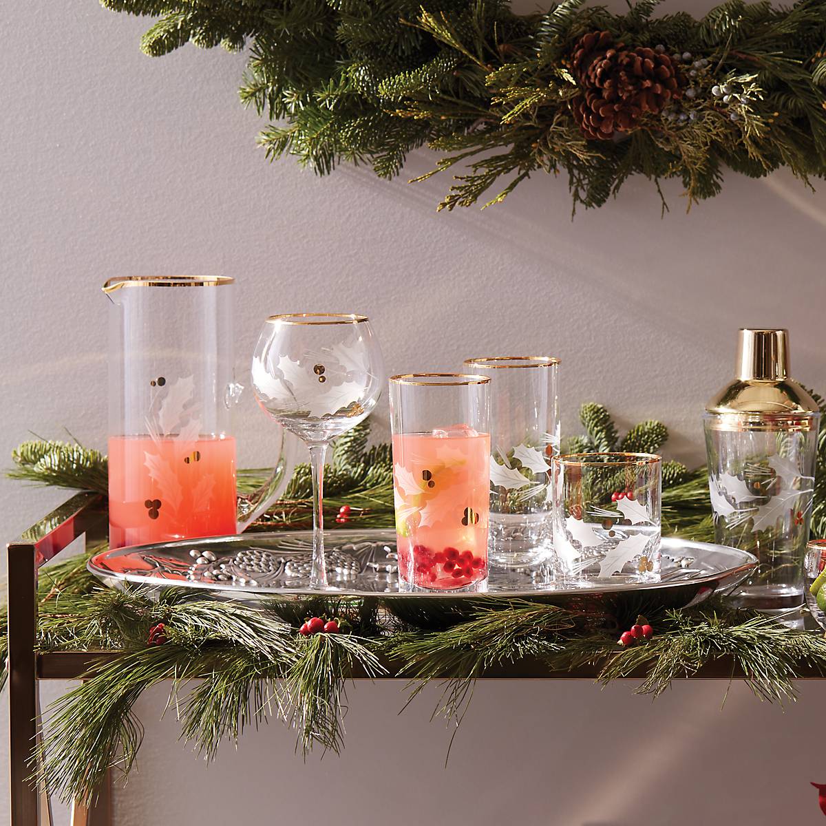 Lenox Everyday Flatware Holiday Gold Highball Glasses, Set of 4 - Image 3