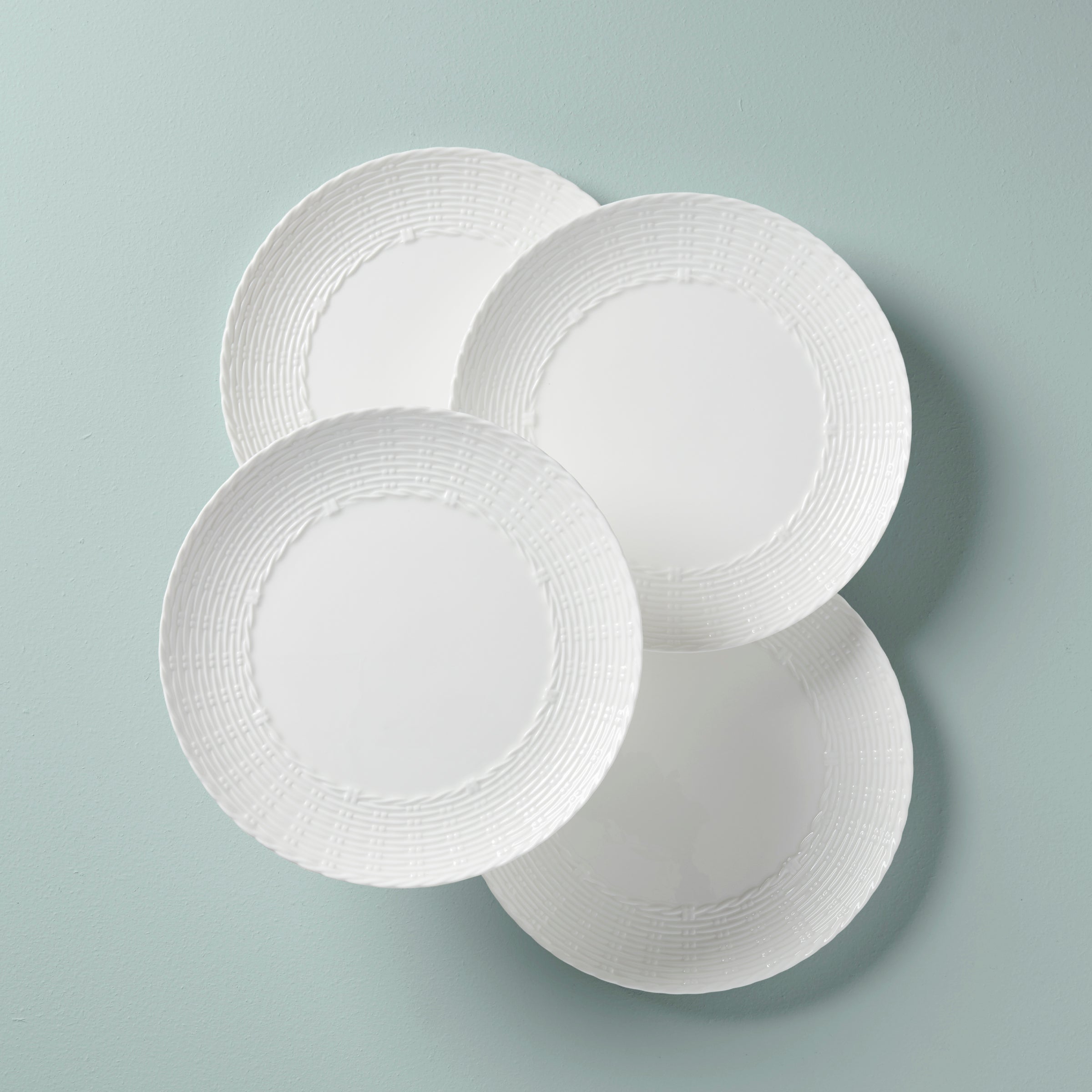 Lenox Everyday Flatware Wicker Creek Dinner Plates, Set of 4