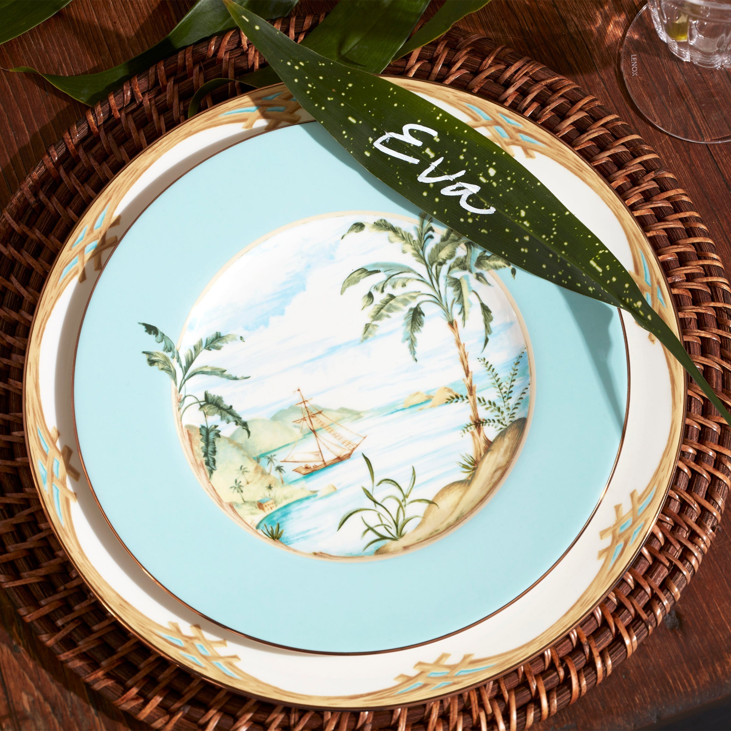 Lenox Everyday Flatware British Colonial Bamboo Dinner Plate - Image 10