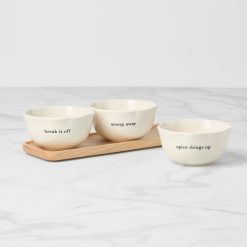 Alternative view of Lenox Everyday Flatware What A Treat 3-Piece Dip Bowls with Tray Set