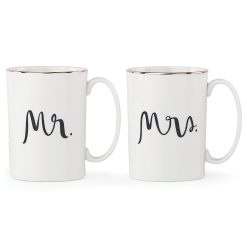 Lenox Everyday Flatware Bridal Party Mr & Mrs 2-Piece Mug Set