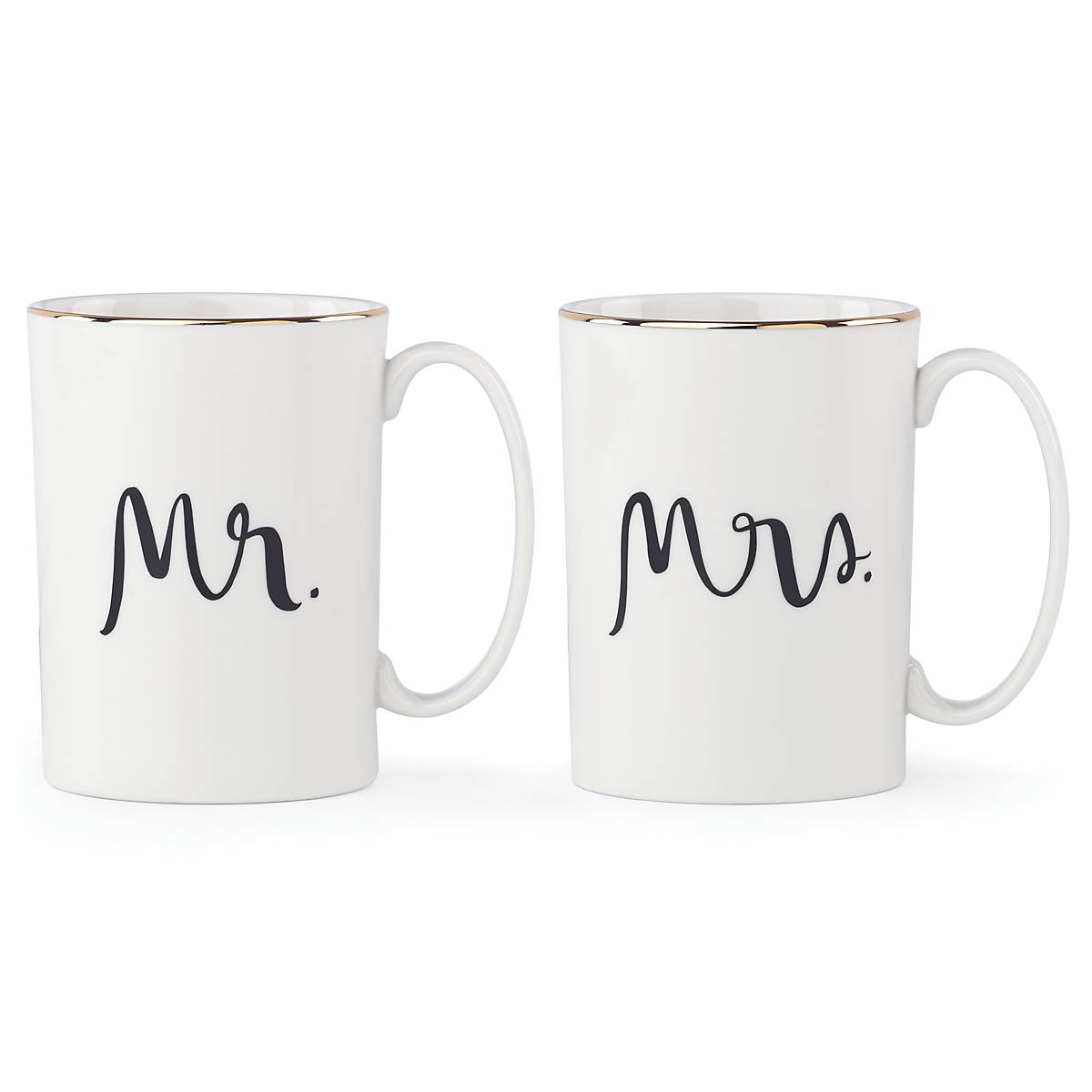 Lenox Everyday Flatware Bridal Party Mr & Mrs 2-Piece Mug Set