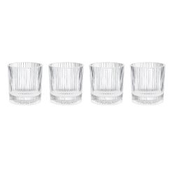 Lenox Everyday Flatware Wallingford Double Old Fashion Glasses, Set of 4