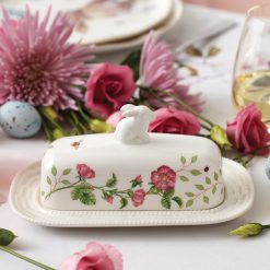 Alternative view of Lenox Everyday Flatware Butterfly Meadow Bunny Covered Butter Dish