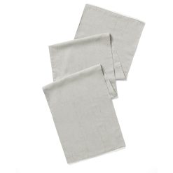 Alternative view of Lenox Everyday Flatware French Perle Dove Grey 70x14 Table Runner