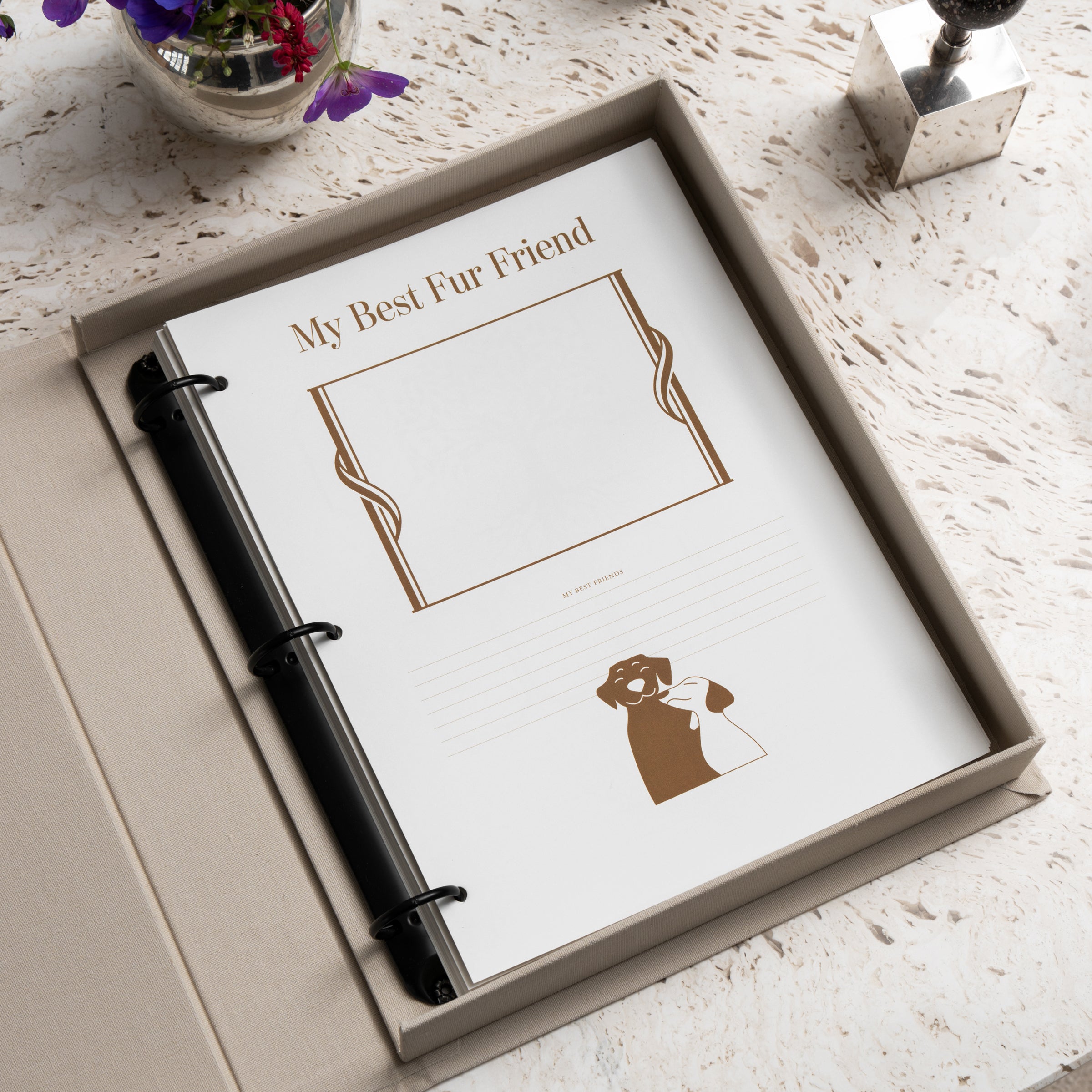Lenox Everyday Flatware A Dog's Life Photo Album Paper, 10 Pages - Image 3