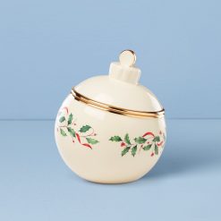 Lenox Everyday Flatware Holiday Ornament Cookie Jar