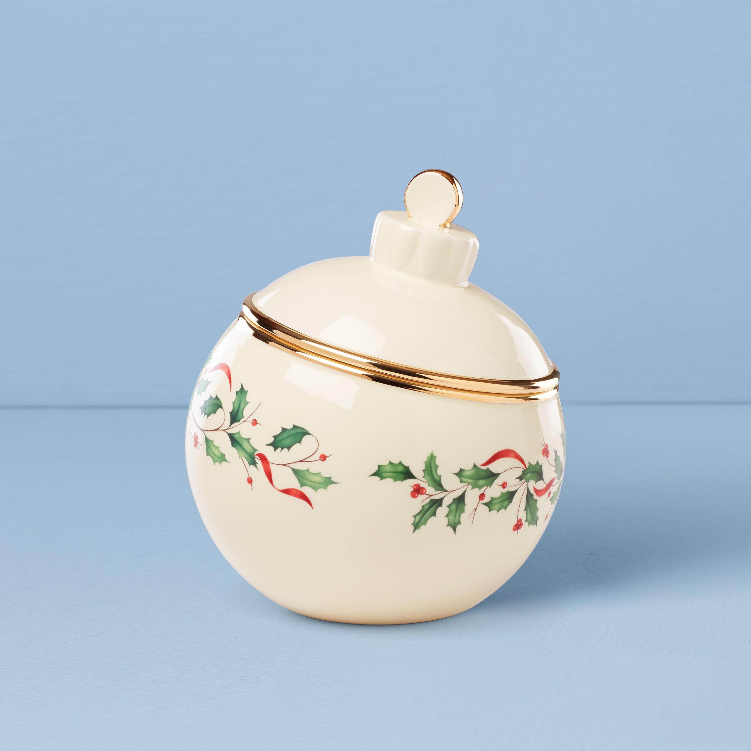Lenox Everyday Flatware Holiday Ornament Cookie Jar