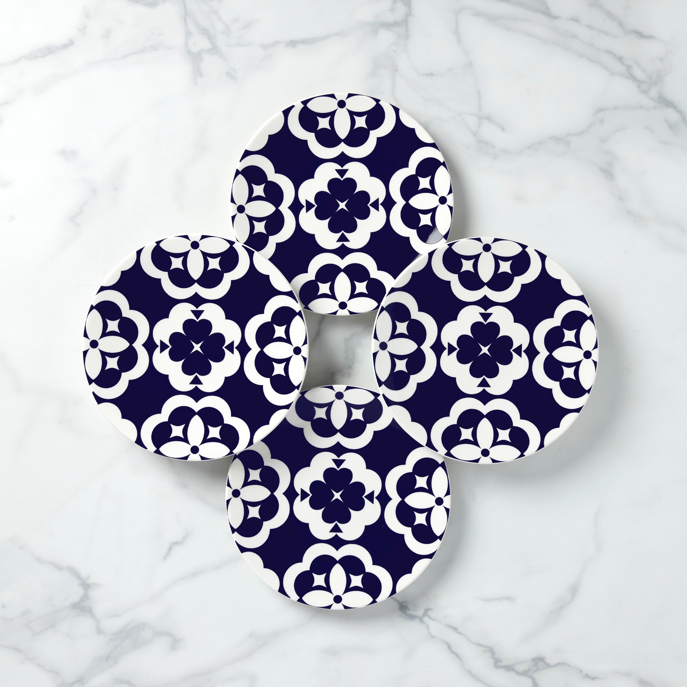 Lenox Everyday Flatware Elegant Geo Accent Plates, Set of 4