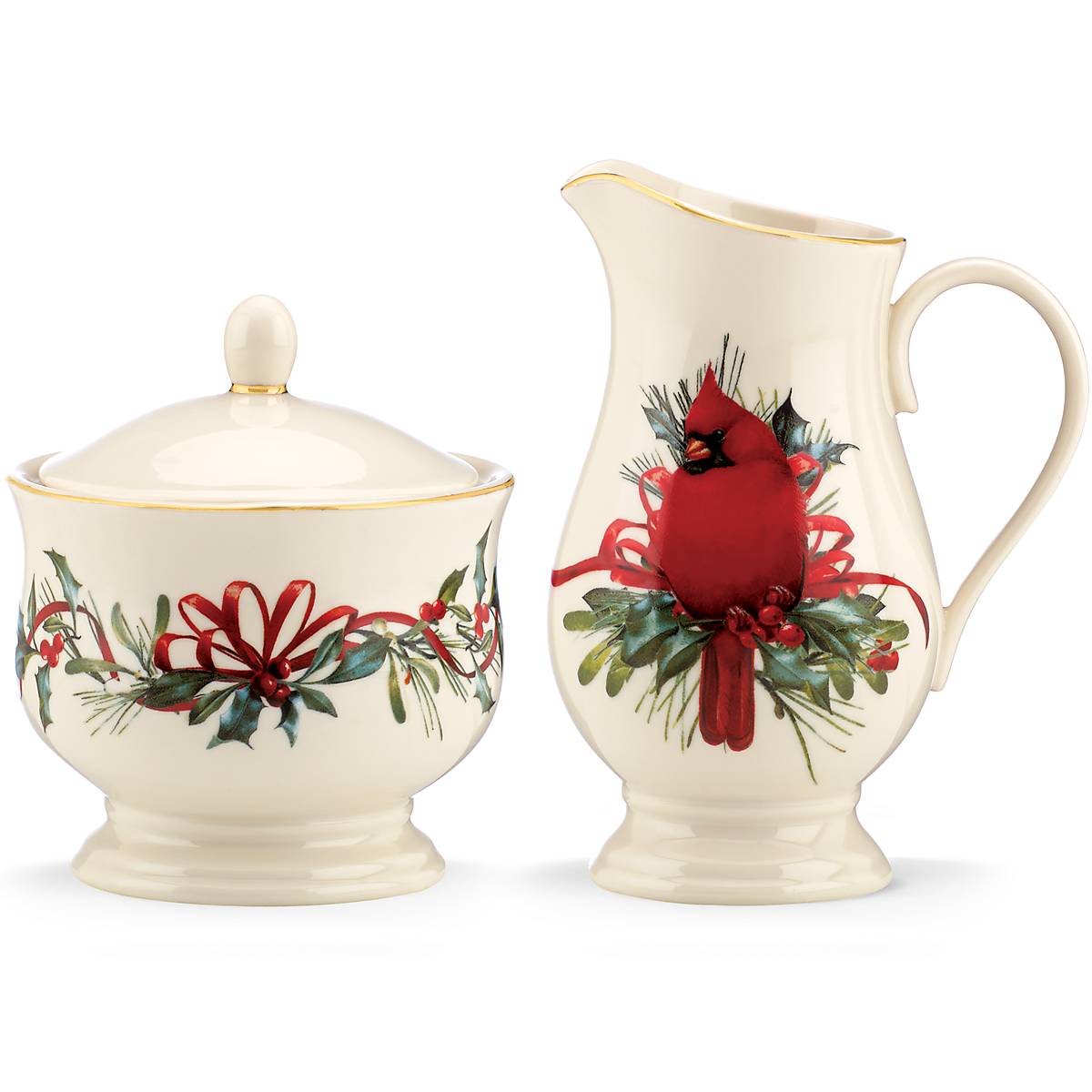 Lenox Everyday Flatware Winter Greetings Sugar & Creamer Set - Image 2