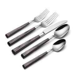 Lenox Everyday Flatware Coronado Charcoal 5-Piece Place Setting