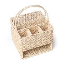 Alternative view of Lenox Everyday Flatware 24 Seven Real Rattan Caddy