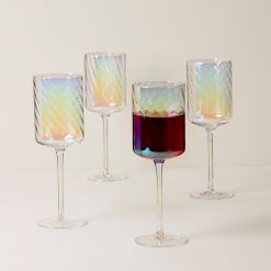 Alternative view of Lenox Everyday Flatware Tuscany Classics Iridescent Red Wine Glasses, Set of 4