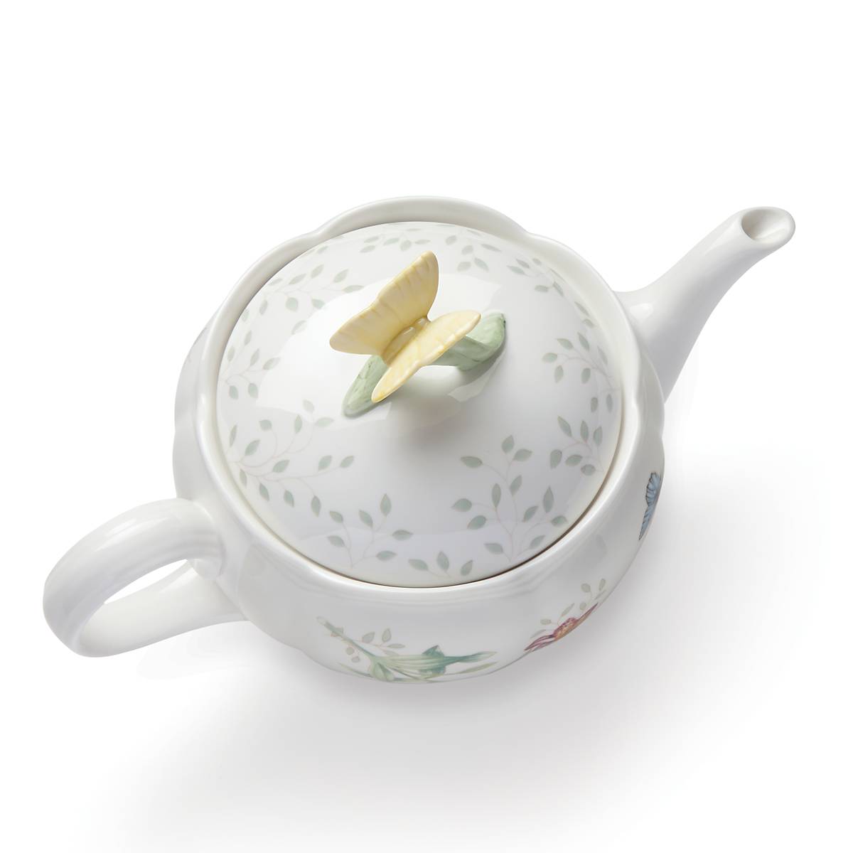 Lenox Everyday Flatware Butterfly Meadow Teapot - Image 4