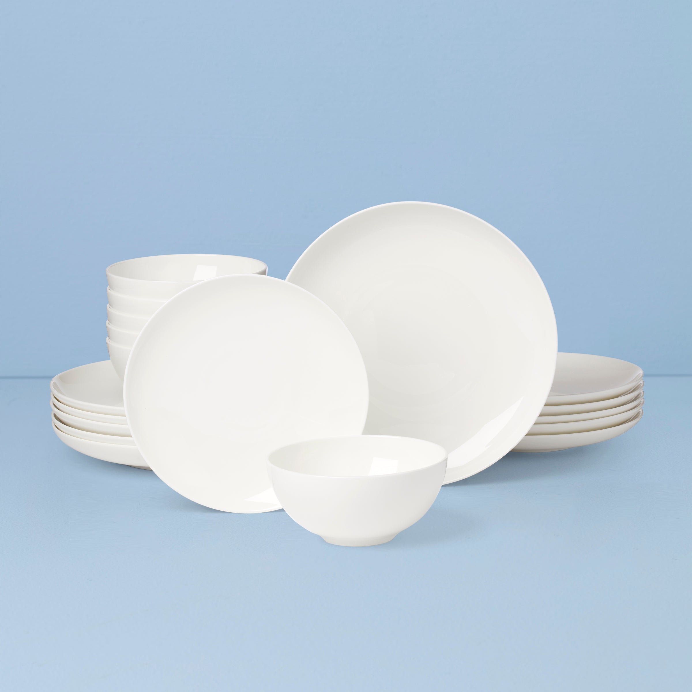 Lenox Everyday Flatware Studio 1414 Coupe 18-Piece Dinnerware Set