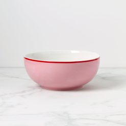 Lenox Everyday Flatware Make It Pop Pink Serving Bowl