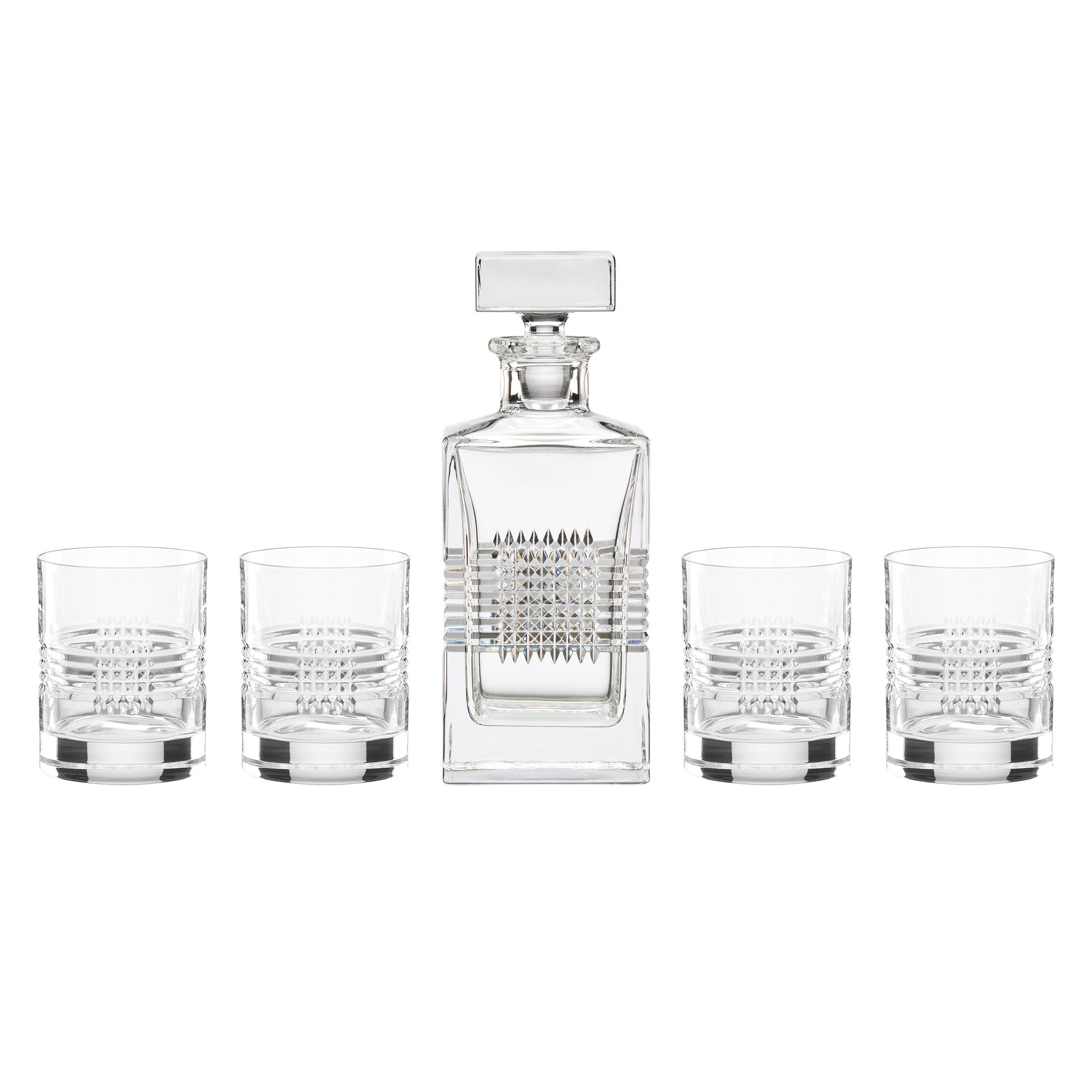 Lenox Everyday Flatware Sloane Crystsal 5-Piece Whiskey Set