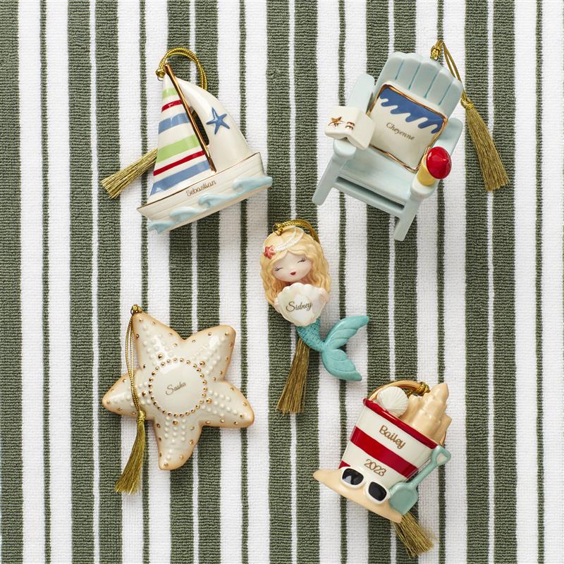 Lenox Everyday Flatware Personalized Sailboat Ornament - Image 7