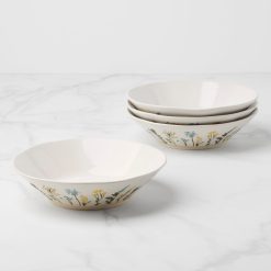 Lenox Everyday Flatware Wildflowers Dinner Bowls, Set of 4