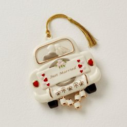 Alternative view of Lenox Everyday Flatware Personalized Just Married Ornament