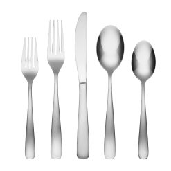 Lenox Everyday Flatware Bourne Satin Mirror 42-Piece Flatware Set