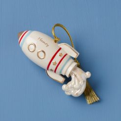 Lenox Everyday Flatware Personalized Rocket Ornament