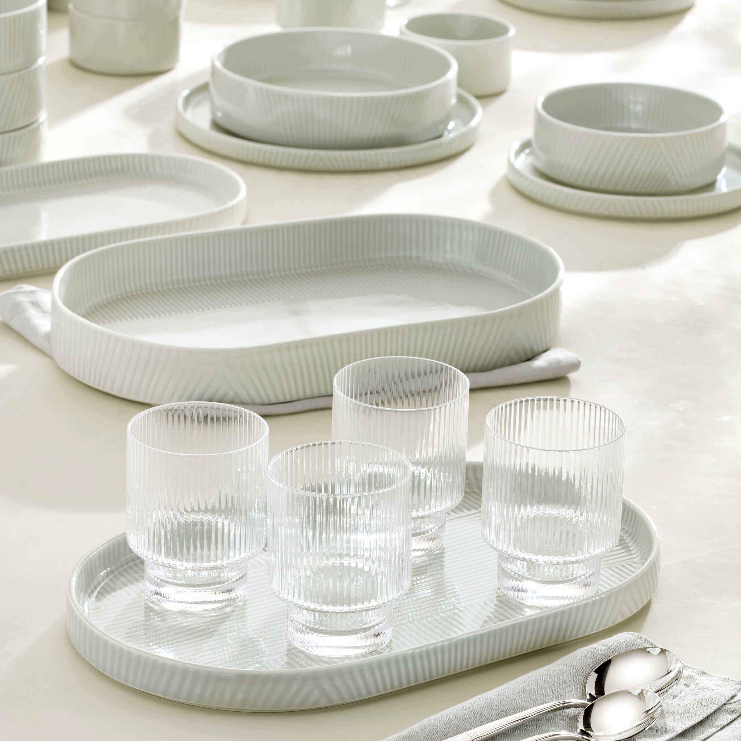 Lenox Everyday Flatware Modulus Vapor 2-Piece Serving Set - Image 4