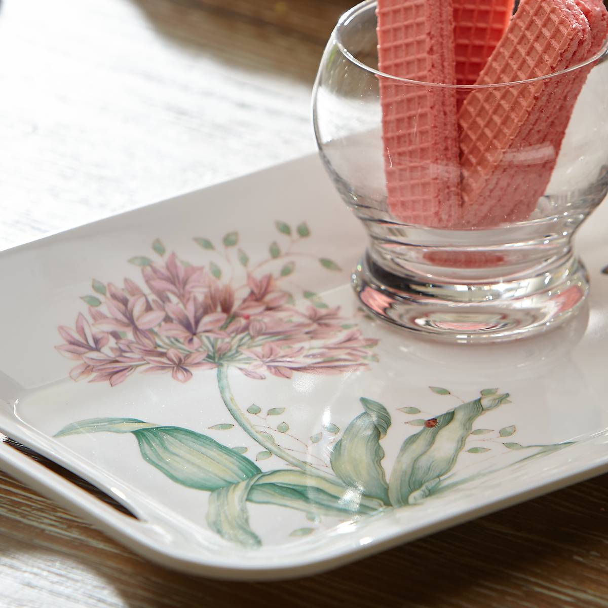 Lenox Everyday Flatware Butterfly Meadow Melamine Hors d'Oeuvres Tray - Image 7
