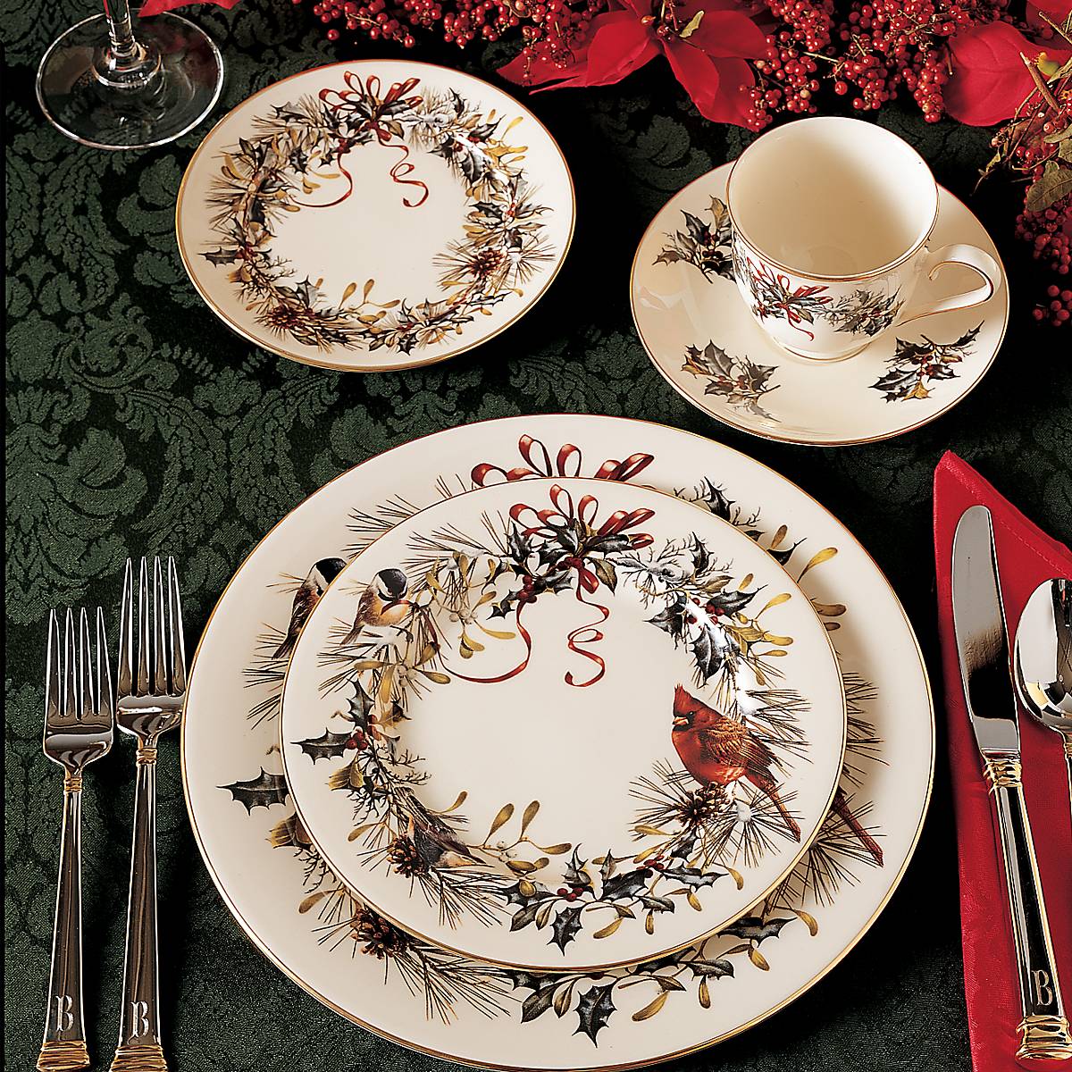 Lenox Everyday Flatware Winter Greetings 5-Piece Place Setting - Image 7