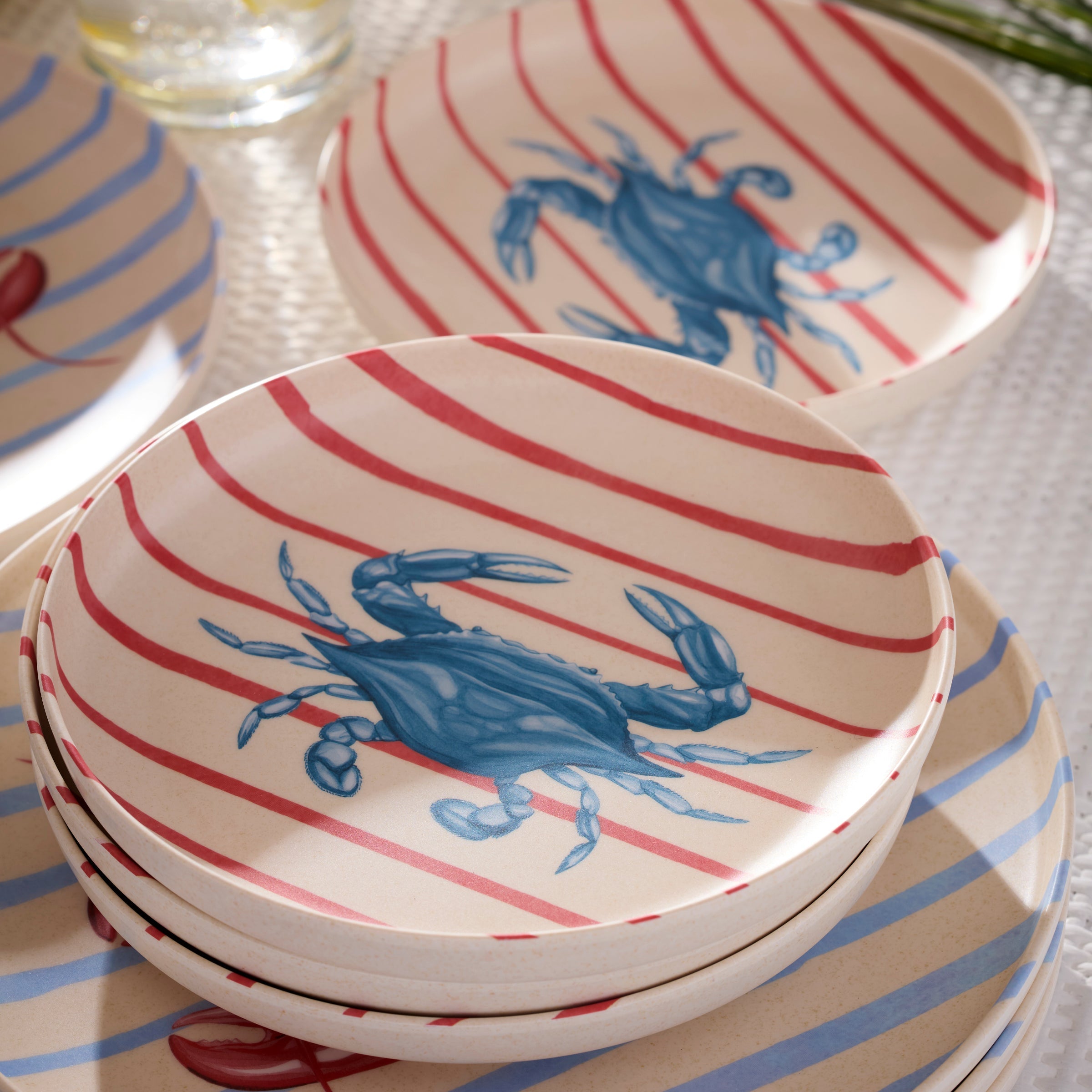 Lenox Everyday Flatware 24 Seven Melamine Wharfside 18-Piece Dinnerware Set - Image 6