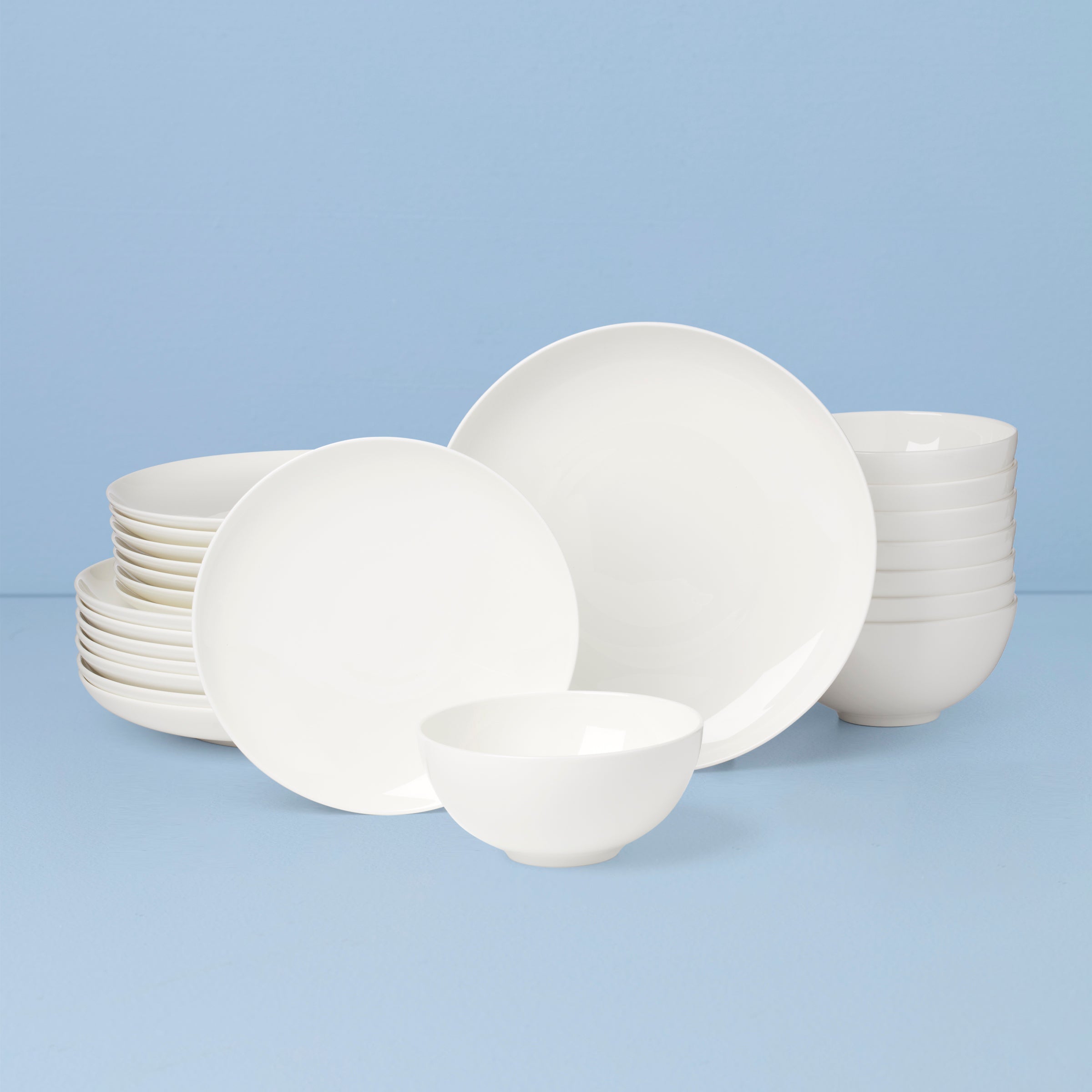 Lenox Everyday Flatware Studio 1414 Coupe 24-Piece Dinnerware Set
