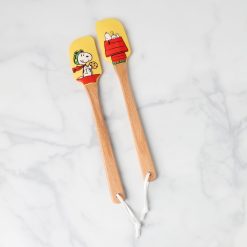 Lenox Everyday Flatware Chef Snoopy Yellow Spatulas, Set of 2