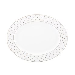 Lenox Everyday Flatware Larabee Road Platinum Oval Platter