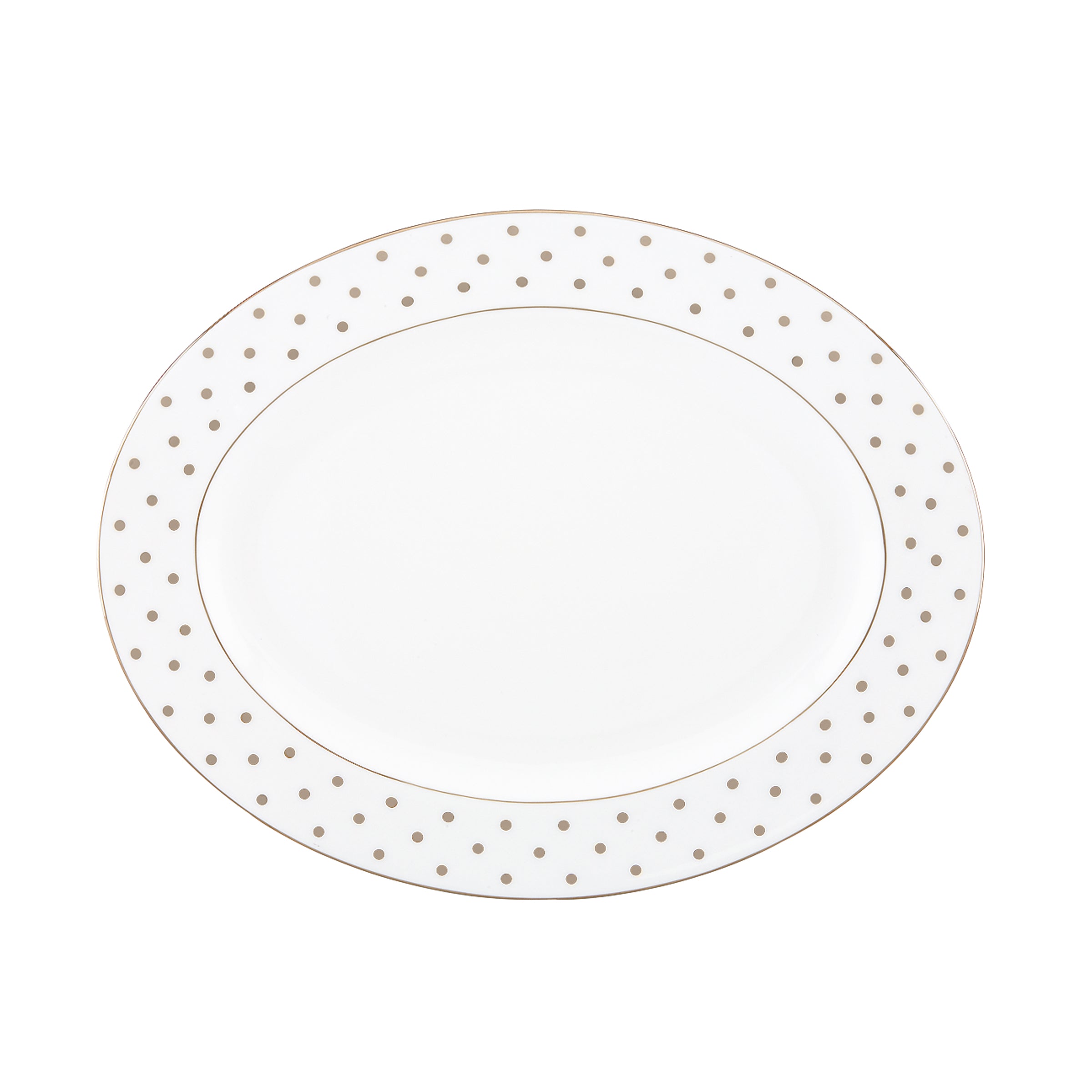 Lenox Everyday Flatware Larabee Road Platinum Oval Platter