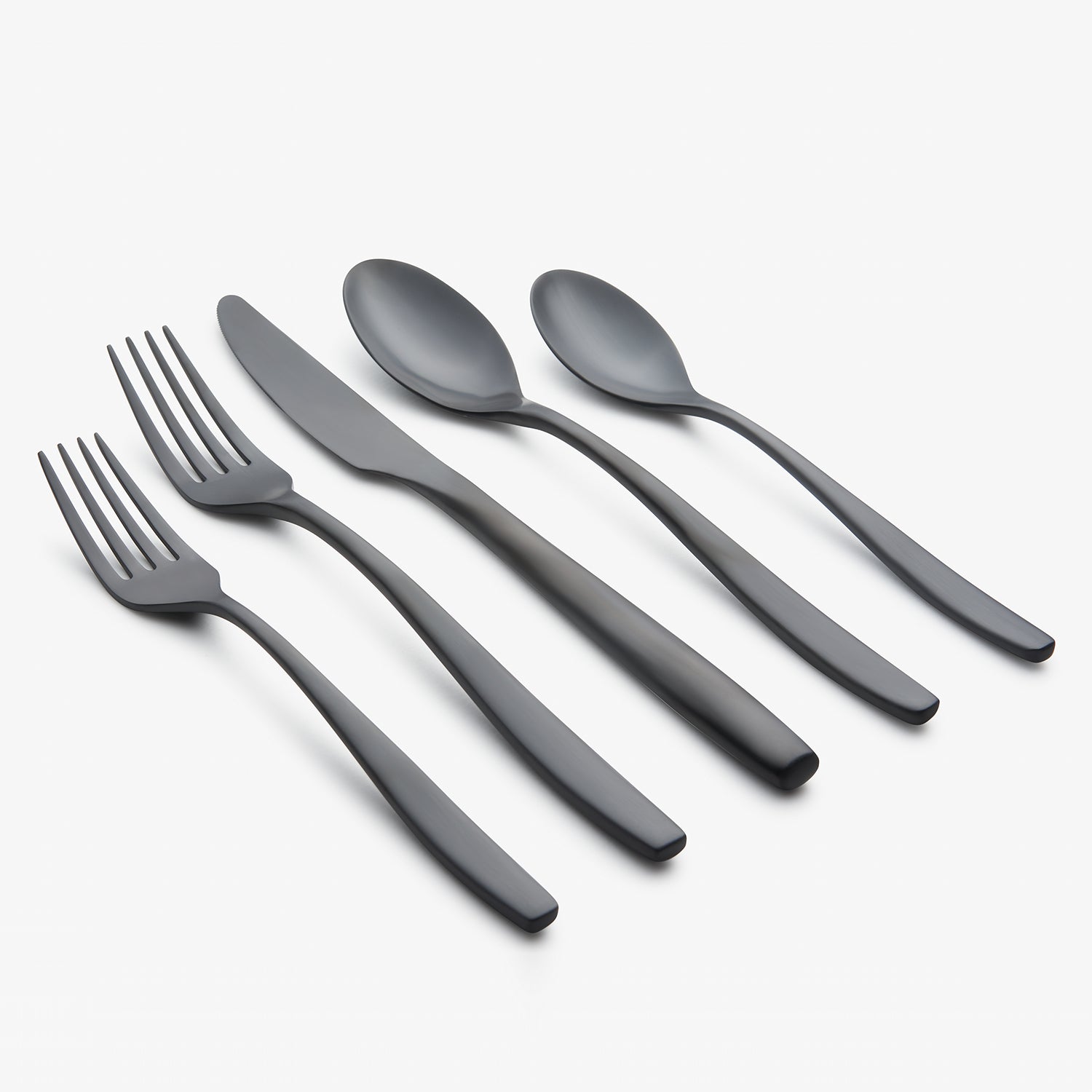 Lenox Everyday Flatware Averie Black Satin 20-Piece Flatware Set - Image 4