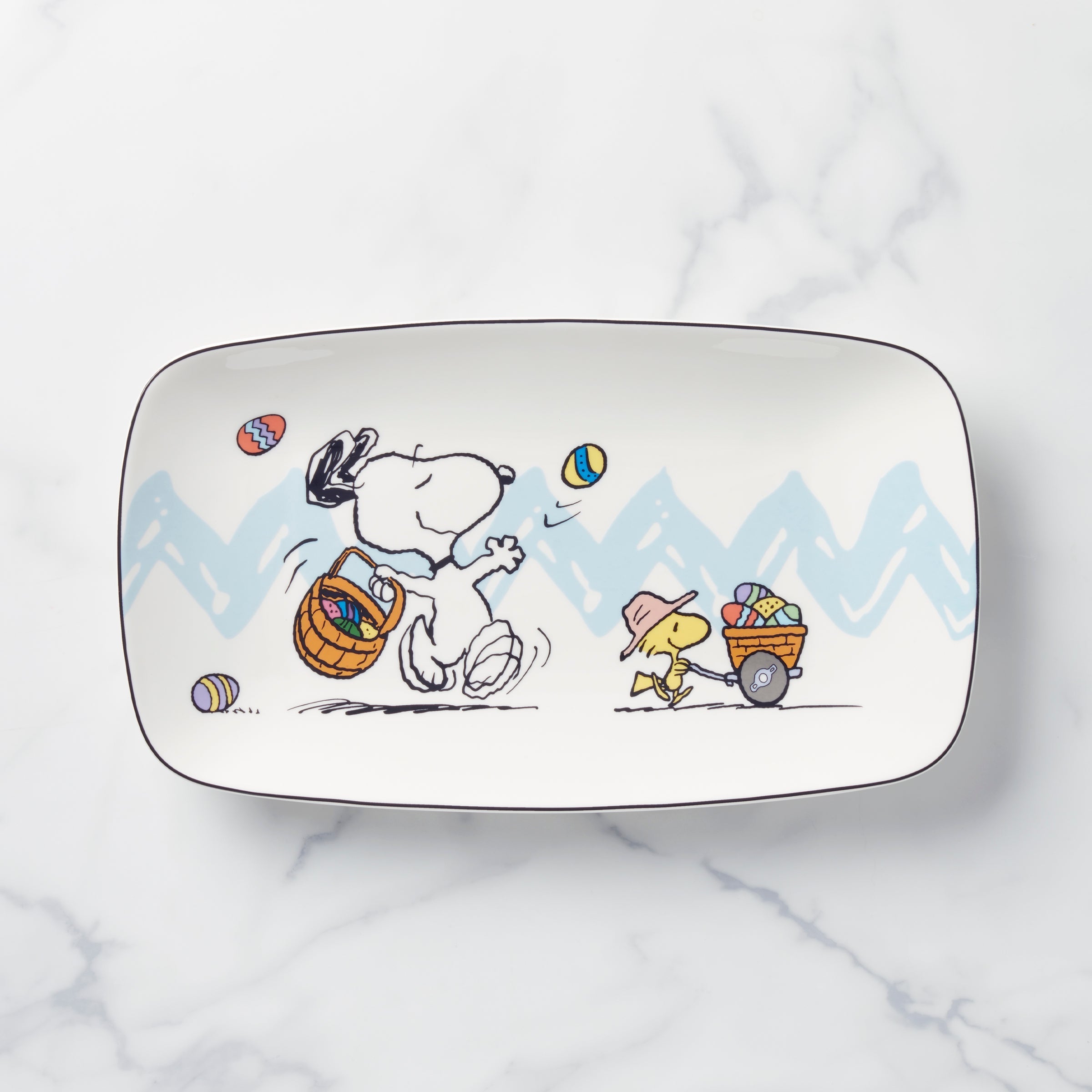 Lenox Everyday Flatware Snoopy Easter Hors d'Oeuvre Tray