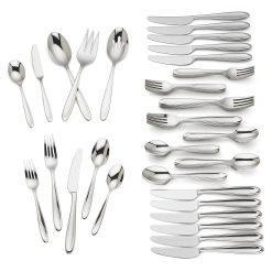 Alternative view of Lenox Everyday Flatware Cantera 65-Piece Flatware Set