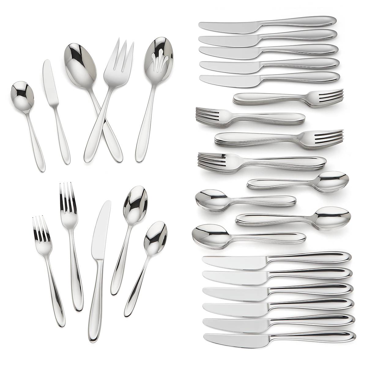 Lenox Everyday Flatware Cantera 65-Piece Flatware Set - Image 2