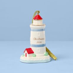 Lenox Everyday Flatware Personalized Lighthouse Ornament