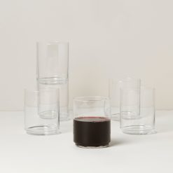 Alternative view of Lenox Everyday Flatware Tuscany Classics Stackable Clear Tall Glasses, Set of 6
