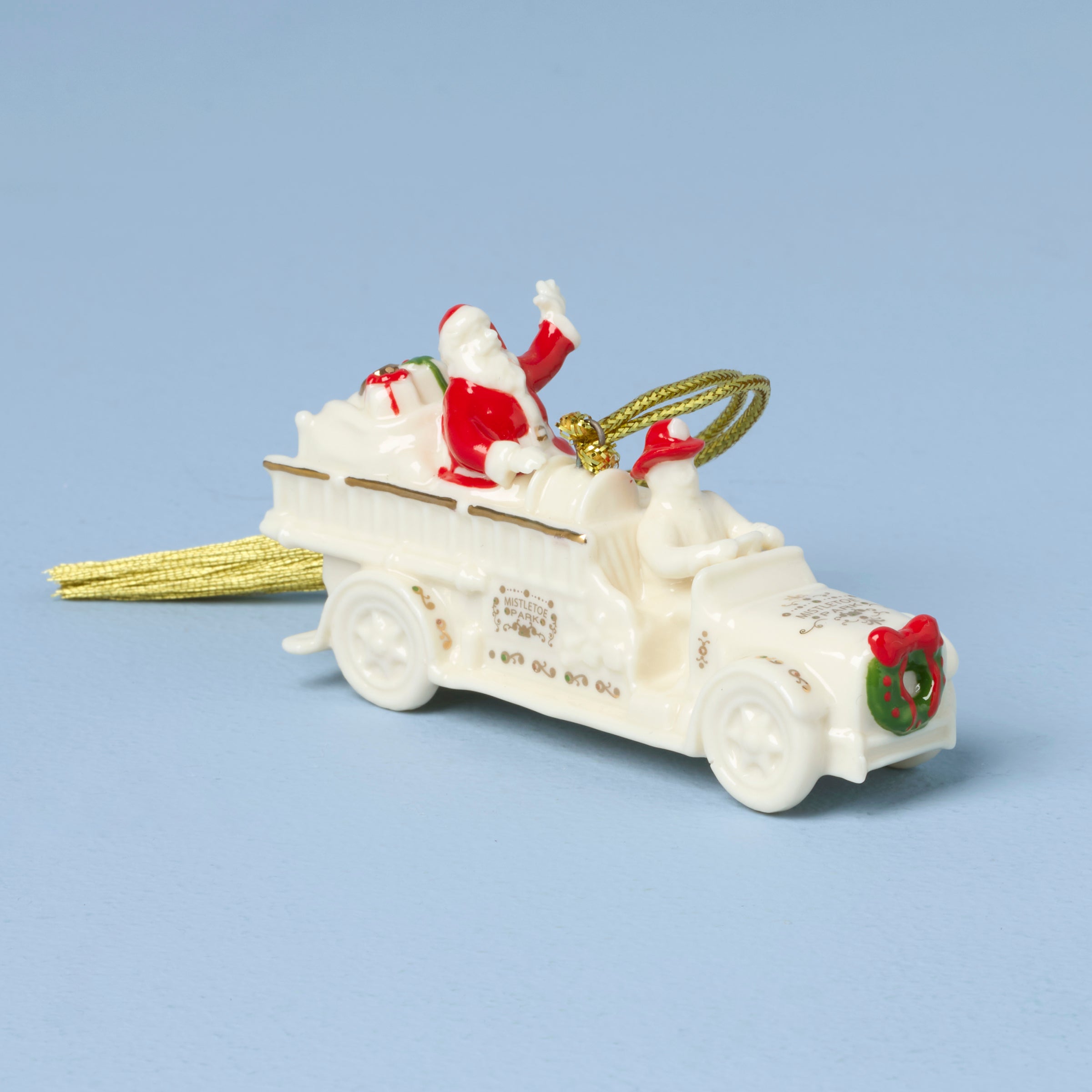 Lenox Everyday Flatware Mistletoe Park Fire Truck Ornament