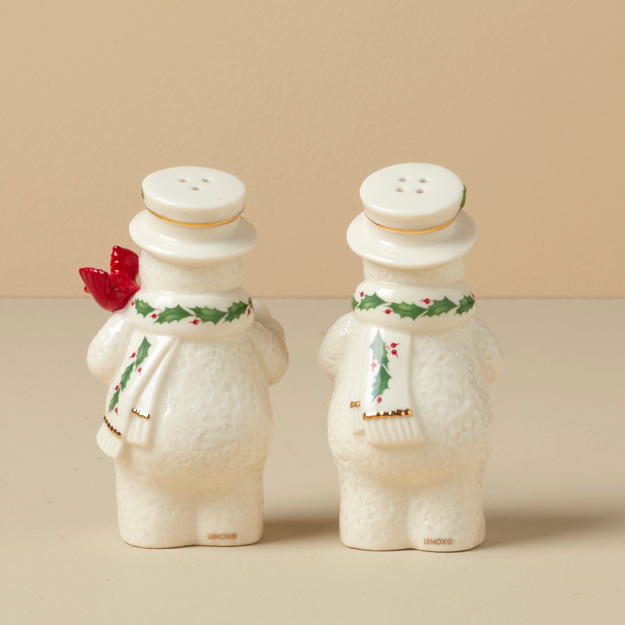 Lenox Everyday Flatware Happy Holly Days Snowmen Salt & Pepper Set - Image 2