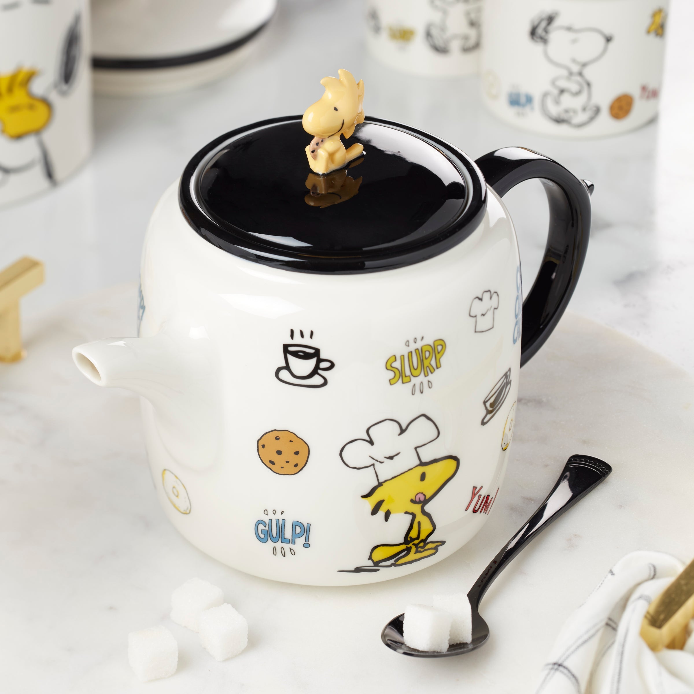 Lenox Everyday Flatware Chef Snoopy Teapot - Image 4