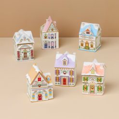Lenox Everyday Flatware Lenox Spice Village 6-Piece Christmas Spice Jar Set