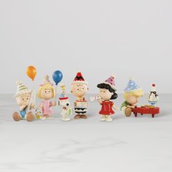 Lenox Everyday Flatware Peanuts 6-Piece Birthday Party Figurine Set