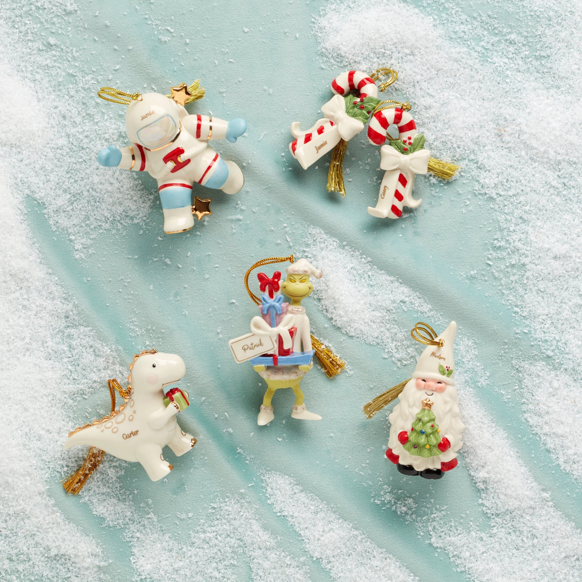 Lenox Everyday Flatware Personalized Christmas Gnome Ornament - Image 5