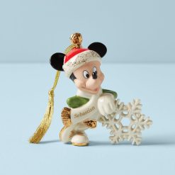 Lenox Everyday Flatware Personalized Mickey Mouse Snowflake Ornament